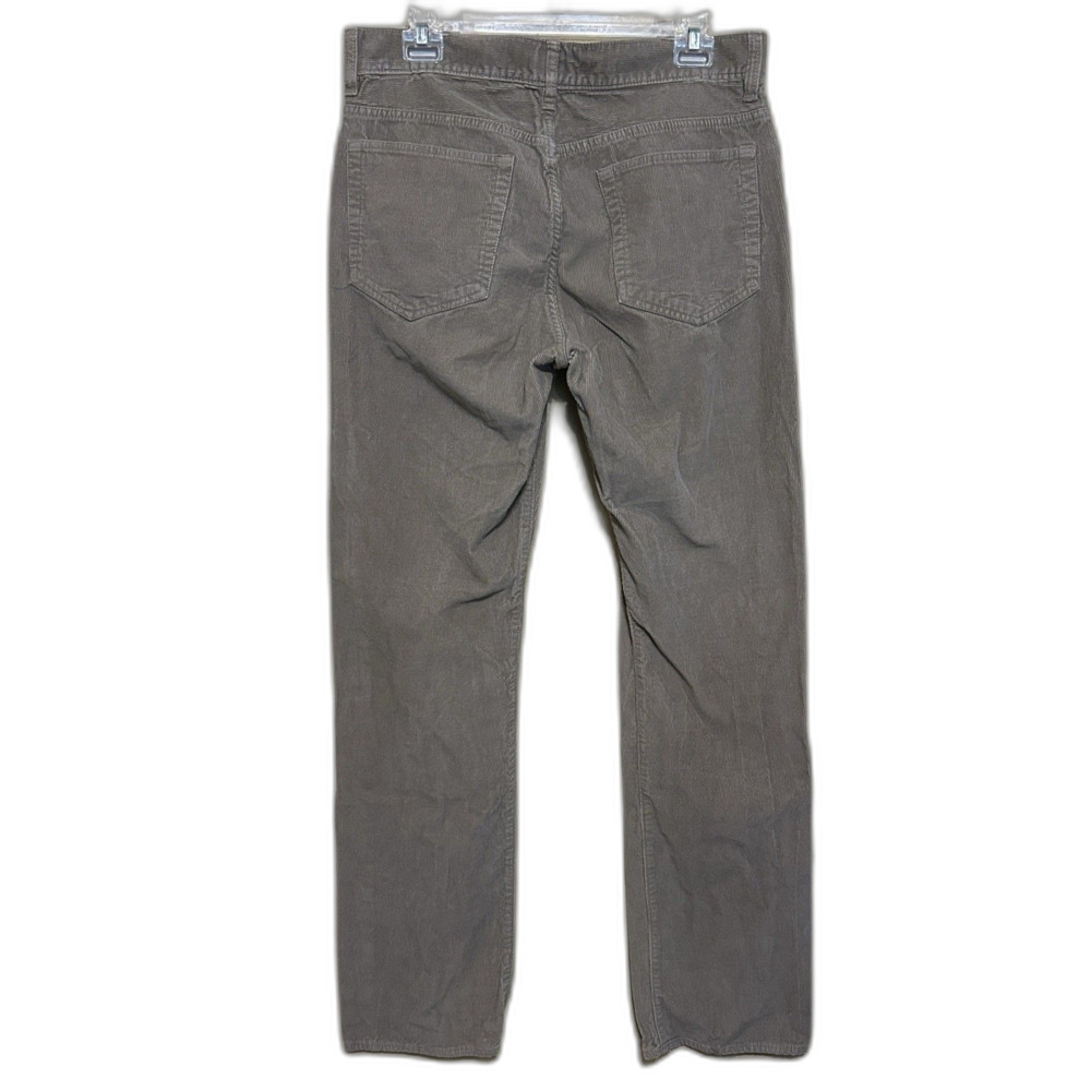 J. Crew Corduroy Chino Pants Mens 32x34 Brown 5 Pocket Vintage Slim Straight - Picture 2 of 6